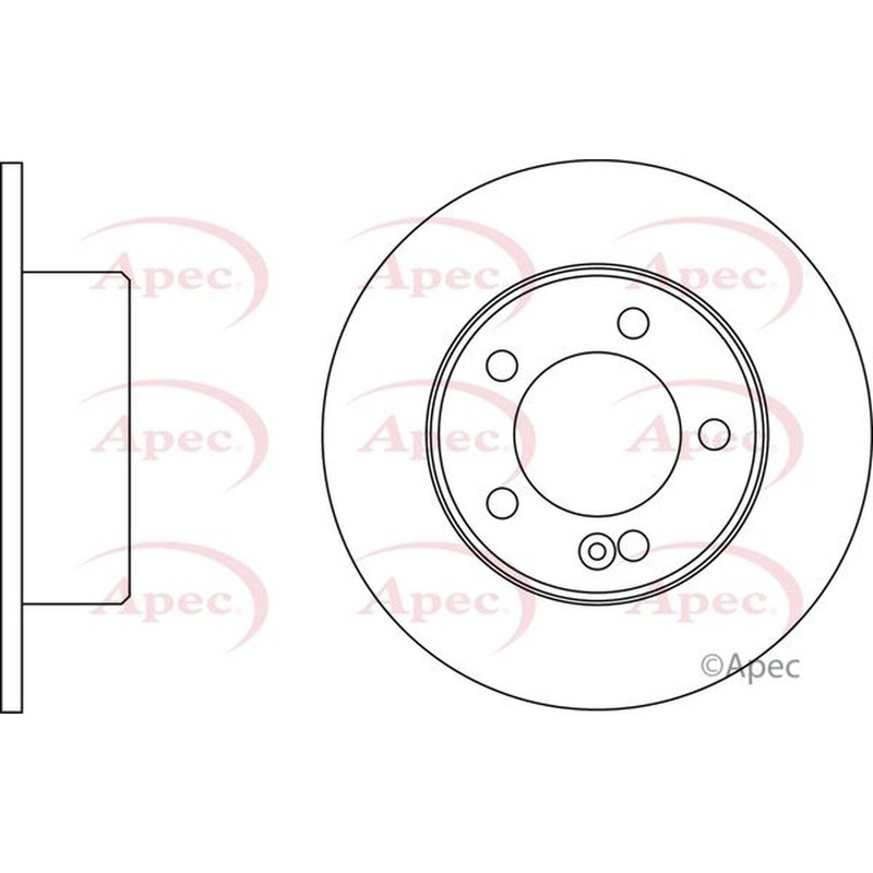 Apec Rear Brake Disc DSK2840 – OE High Quality Precision Engineered Part