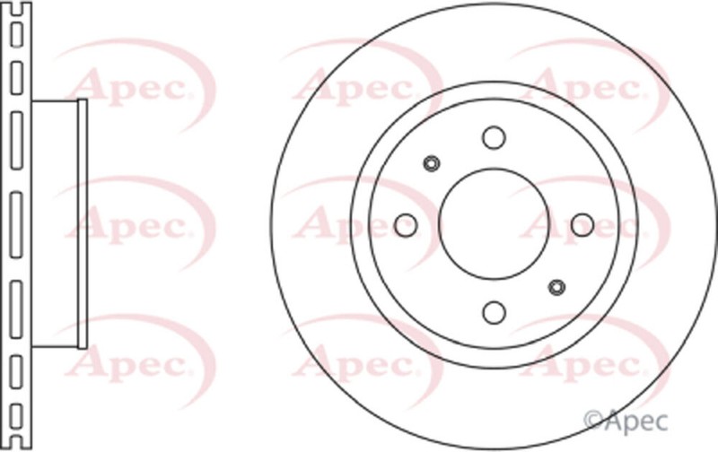 Fits Hyundai i10 2008- 1.0 1.2 Brake Disc Front AMS 517120X700 gallery