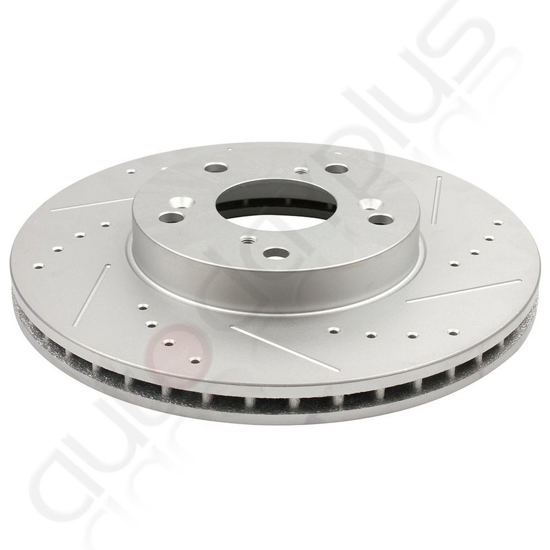 Front Brake Disc Rotors For 2002 2003 2004 Honda CR-V Drilled & Slotted 2Pcs gallery