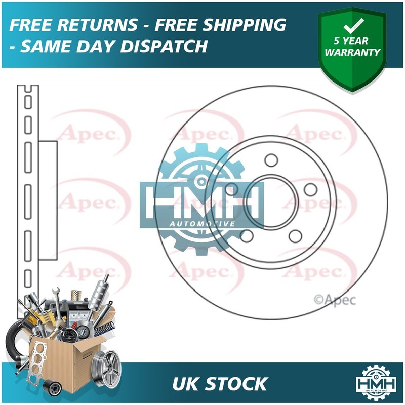 Fits Ford Mondeo 2007-2015 Brake Disc Front Poppy 1514427