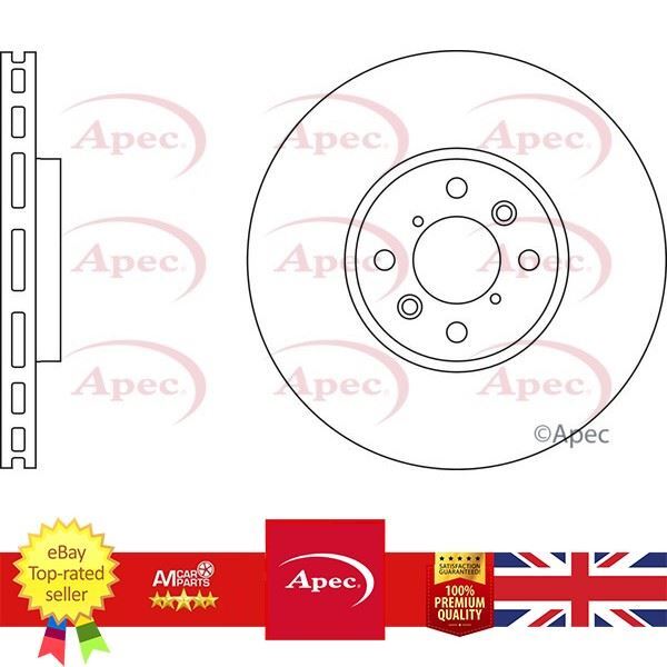 Brand New Brake Disc For Suzuki SWIFT 10- 5531168L50 APEC DSK3051