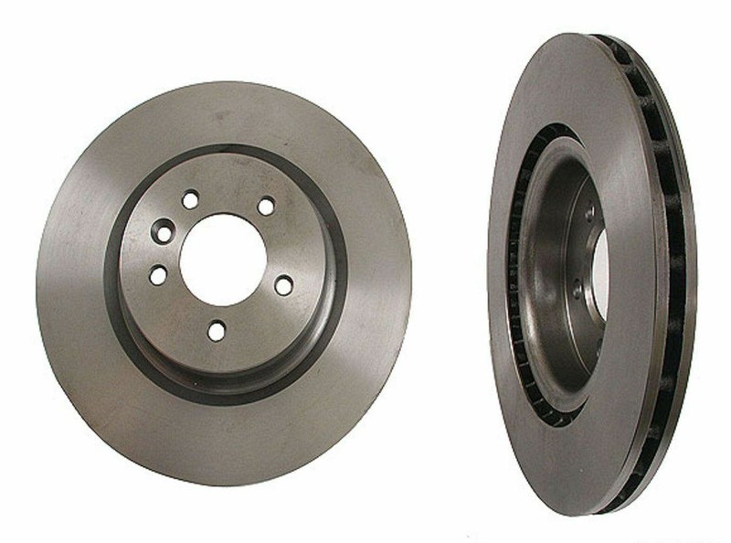2x EUROSPARE FRONT Brake Disc Rotor For Land Rover VERIFY? LR4 Range Rover SPORT