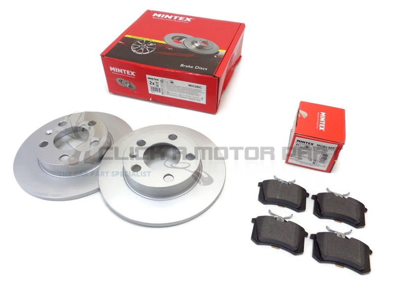 Mintex Rear 2 Brake Discs And Pads For VW Taigo And T-Cross 1.0 1.5 TSi 1.6 TDi
