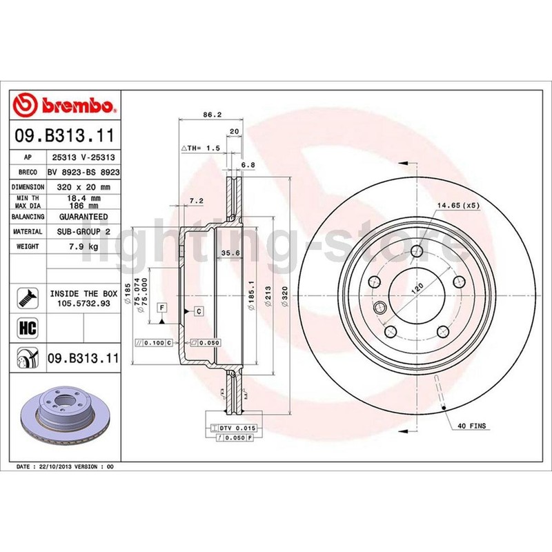 4x Front and Rear Disc Brake Rotors Fits BMW 525xi 3.0L BMW 528i 3.0L gallery