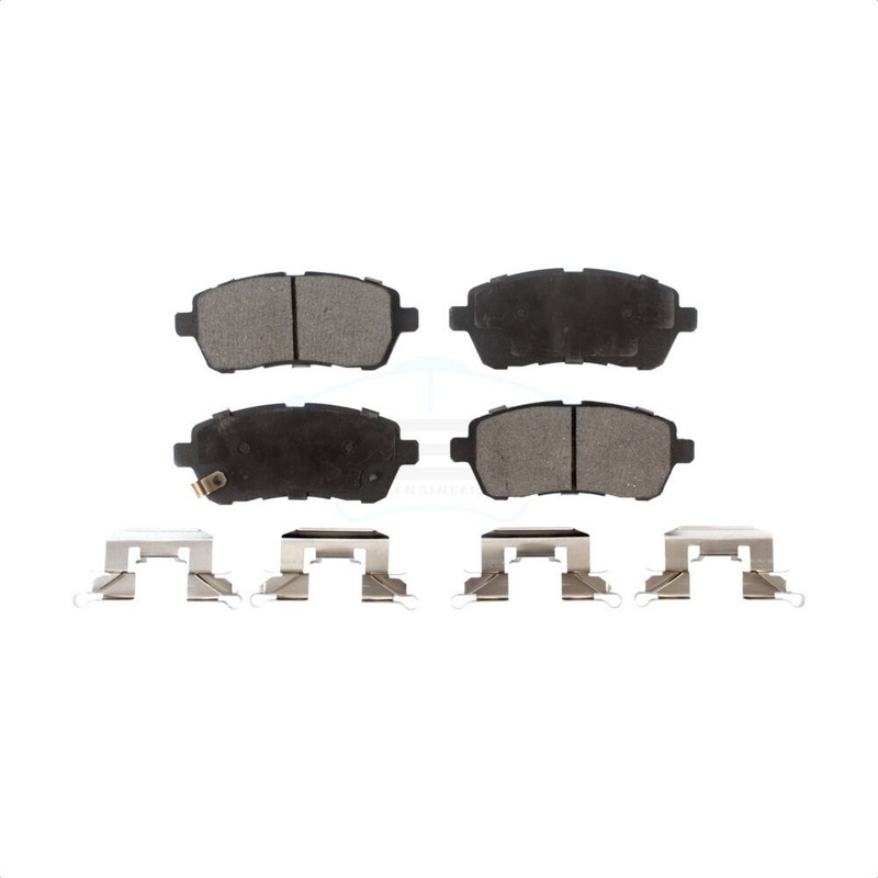 Front Coated Disc Brake Rotors And Ceramic Pads Kit For 2011-2014 Mazda 2 gallery
