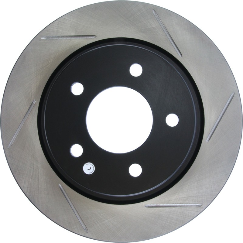 StopTech Sport Slotted 1-Piece Rear Driver Side Brake Rotor for 04-13 Mazda 3 gallery