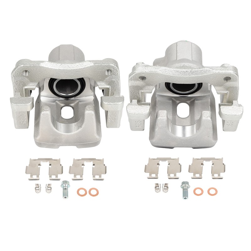 Rear Left Right Brake Calipers w/ Bracket Pair For 2007-2011 Toyota Camry
