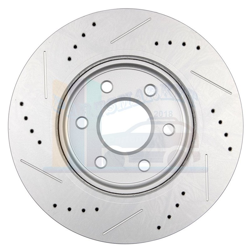 2X Front & 2X Rear Discs Brake Rotors and Pads For 2005-2016 Frontier Drill Slot gallery
