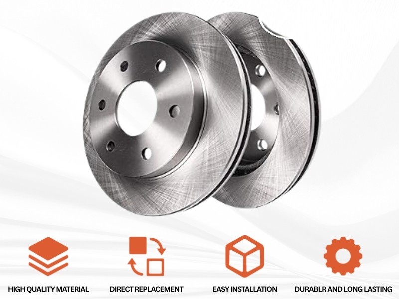 For Honda Civic CR-V 2017 2018 2019 2020-2023 Front Drilled Slotted Rotors Sets gallery