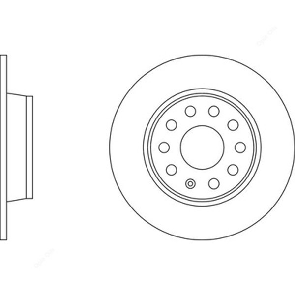 Apec Blue Rear Brake Discs Set for VW Caddy IV 1.0 1.2 1.4 1.6 2.0 2015–On gallery