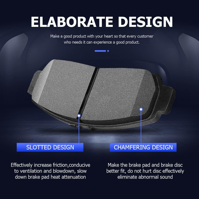 269mm Rear Drilled Disc Rotors Ceramic Brake Pads for Toyota Camry Lexus ES330 gallery