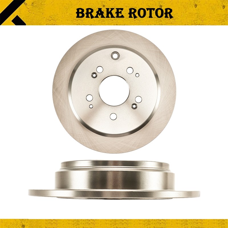 2pcs Solid Plain Brake Disc Rotors 313mm Rear for Honda Odyssey 2005-10 3.5L V6