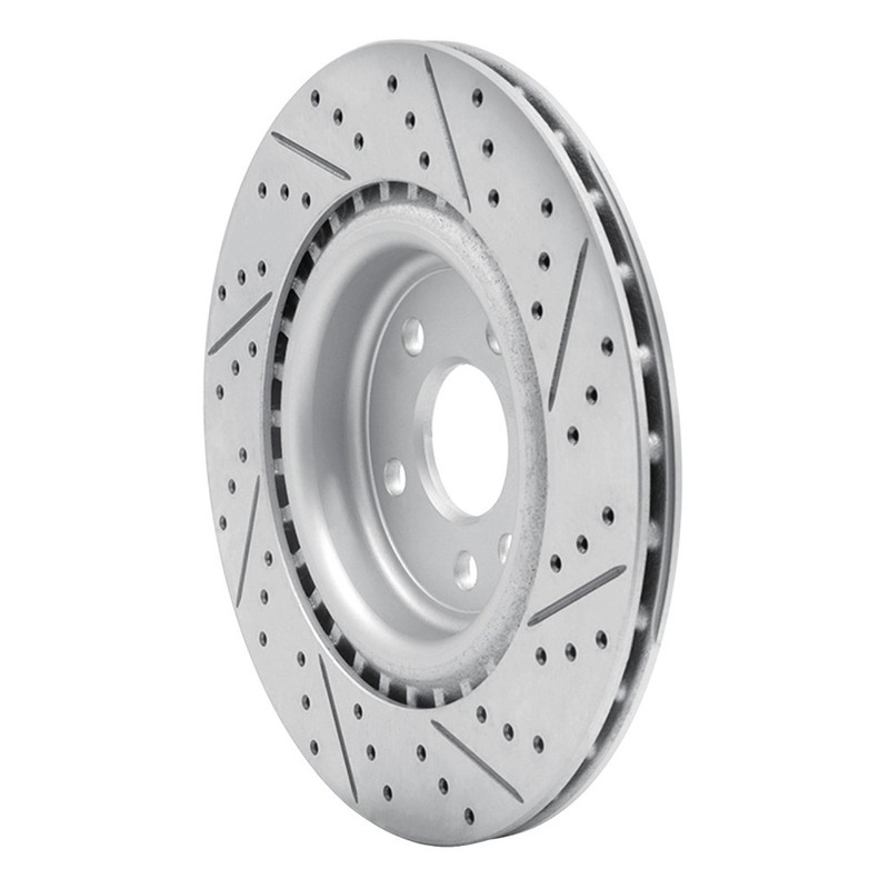 For Land Rover Range Rover Velar 2018-2020 Brake Rotor Rear Drilled and Slotted gallery
