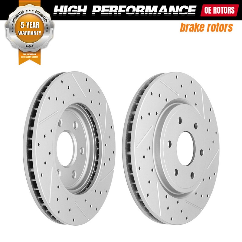 Front Disc Brake Rotors For 2005-2013 2014 2015 Nissan Frontier Xterra Equator