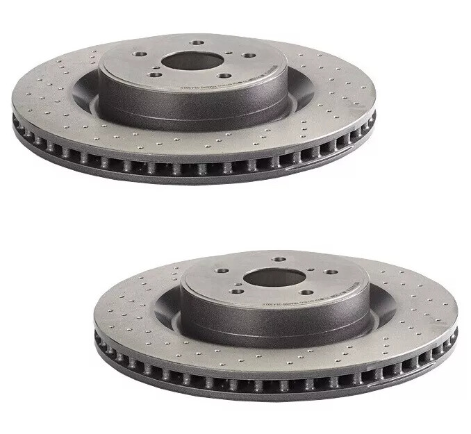 For Lexus IS F 08-14 5.0L V8 Two Front and Two Rear Disc Brake Rotors Kit Brembo gallery