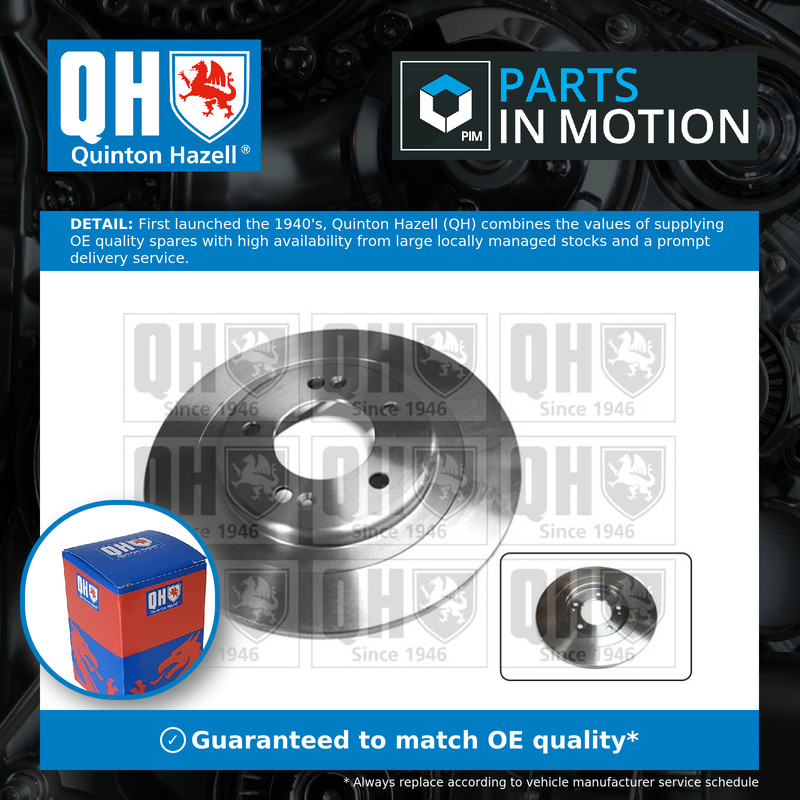 2x Brake Discs Pair Solid fits HYUNDAI i40 VF 2.0 Rear 11 to 19 284mm Set QH New