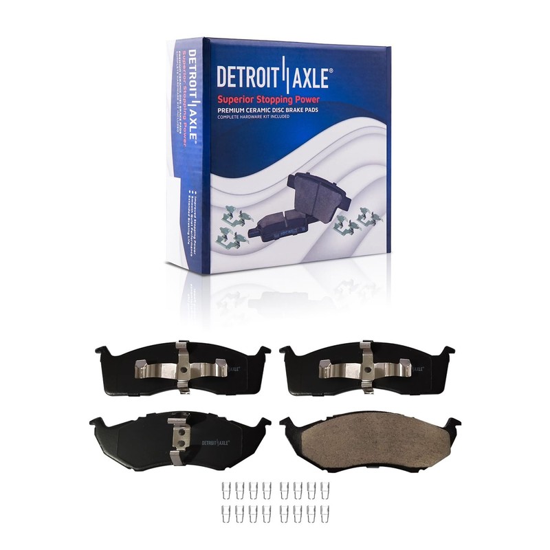 Front Disc Brake Rotors + Ceramic Brake Pads for Grand Caravan Plymouth Voyager gallery