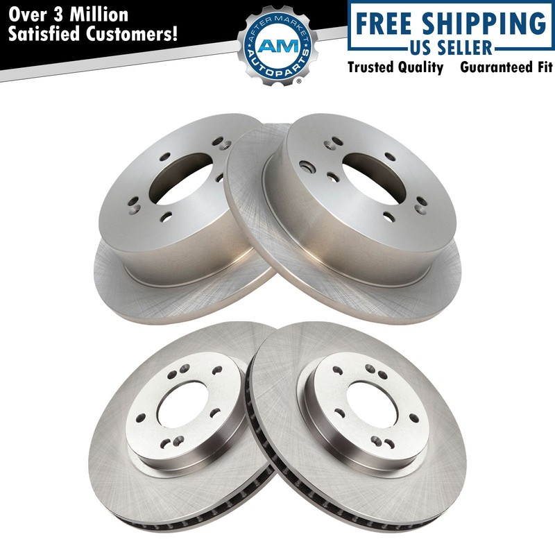 Brake Rotor Set Fits 2001-2006 Hyundai Santa Fe