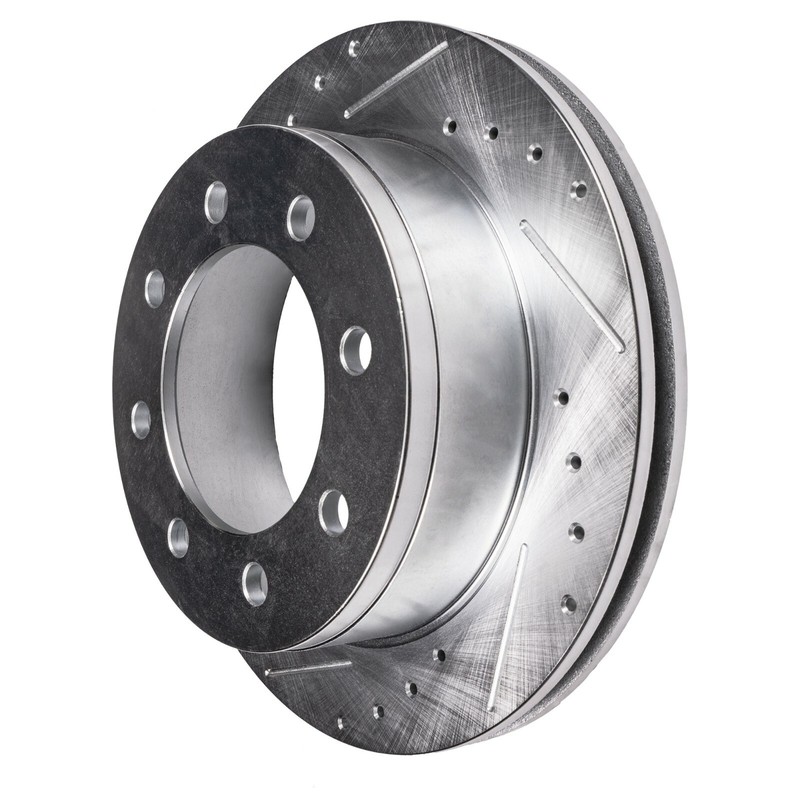 Front and Rear DRILLED SLOTTED Disc Rotors for 2003 - 2008 Dodge Ram 2500 3500 gallery