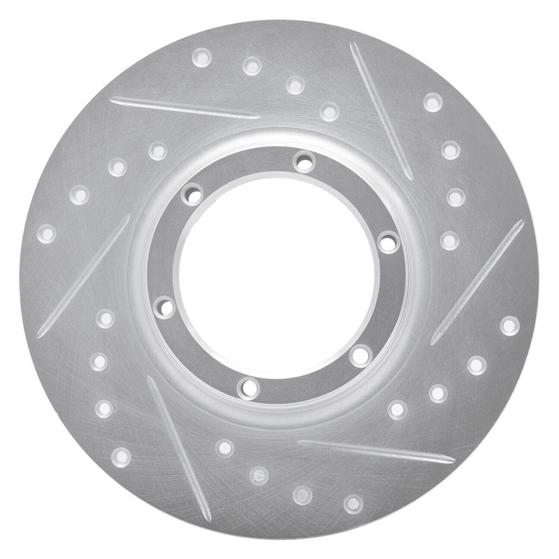 For Renault LeCar 77-83 Brake Rotor eLINE Drilled & Slotted 1-Piece Front