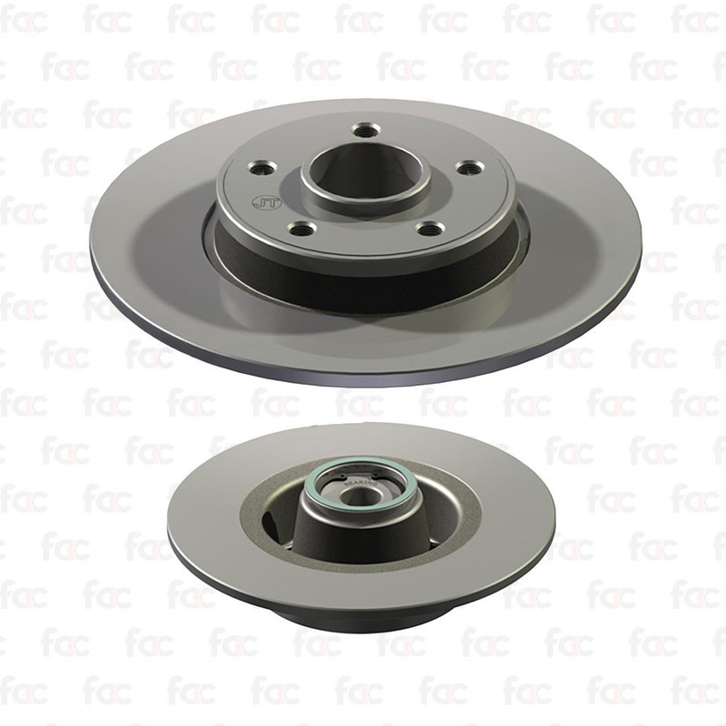 Brake Disc Rotors For Nissan Note, Tilda Renault Clio, Megane, Modus Rear