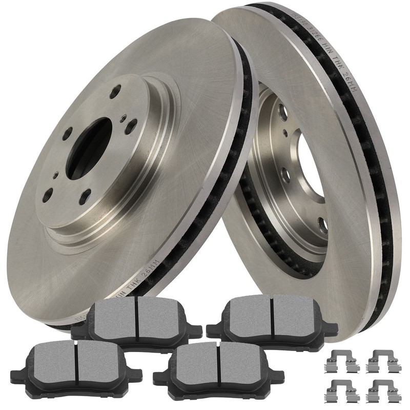 For Lexus RX300 1998 – 2001 Front Discs Brake Rotors and Ceramic Pads