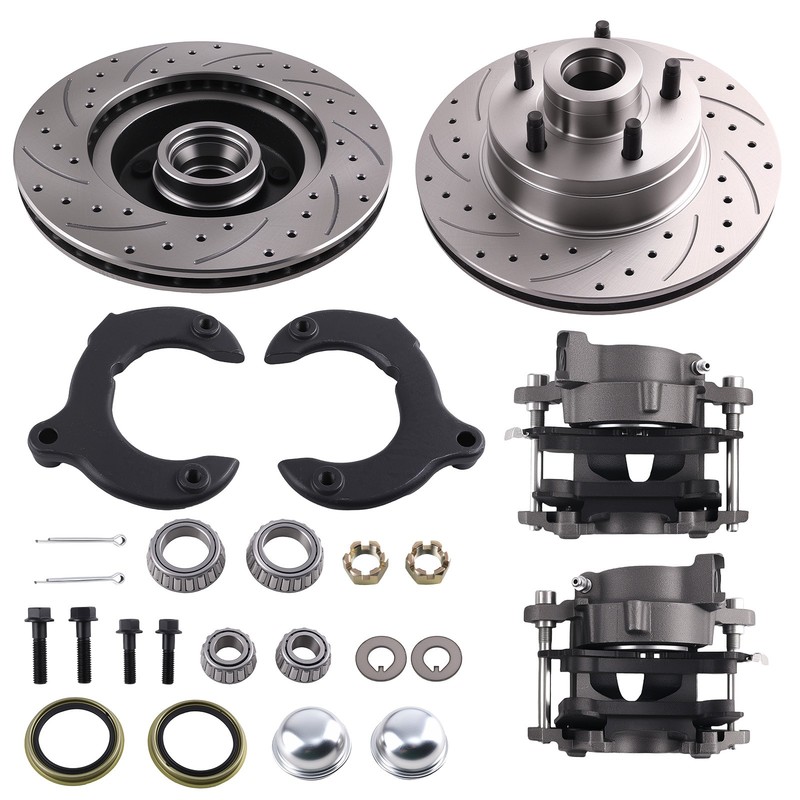 11" Slotted Front Disc Brake Conversion for Ford Mustang II 1974-78 5 x 4.5" gallery