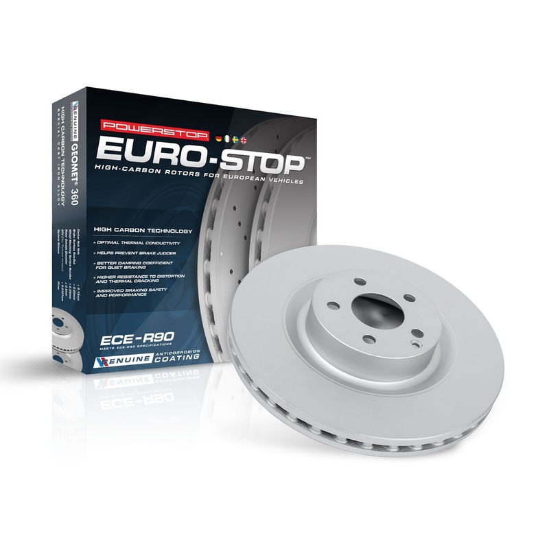 PowerStop EBR806EVC Disc Brake Rotor For 05-09 Land Rover LR3 Range Rover Sport gallery