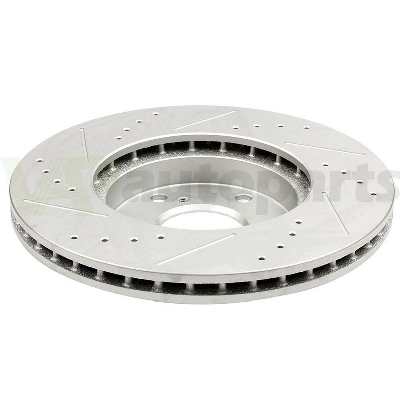 Front Discs Brake Rotors For Acura ILX RSX Type S Honda Civic Si CR-V Slot Drill gallery