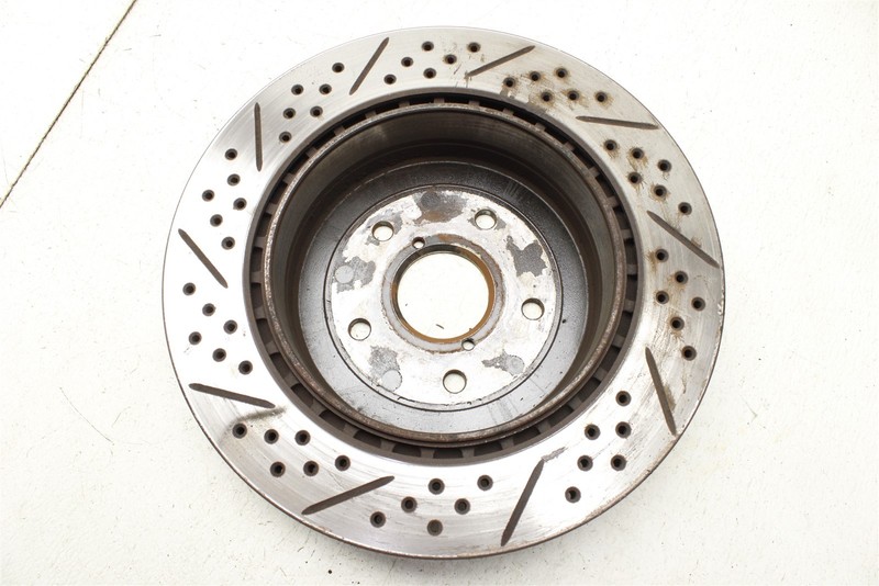 Rear Slotted Rotor SINGLE for Subaru Impreza WRX STI 05-07 gallery