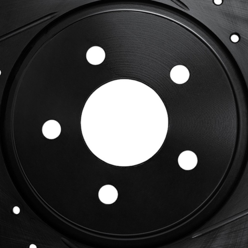For Ram C/V 2012-2015 Rotor Set | Rear | Excluded Calipers | Drilled And Slotted gallery