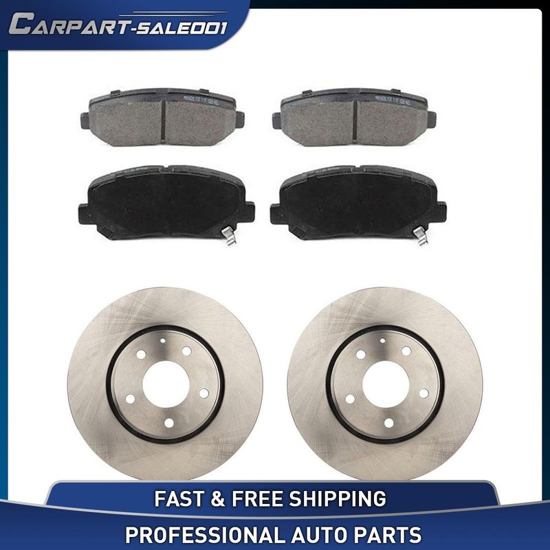 For 2016-2019 Mazda CX-5 OE Front Disc Rotors Ceramic Brake Pads Kit