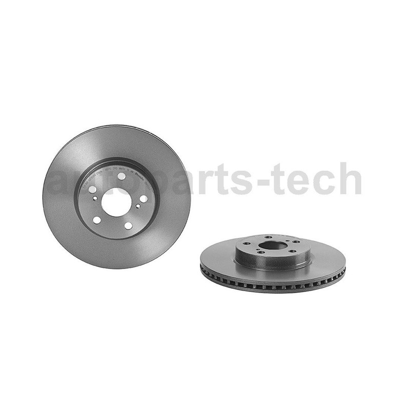 Brembo Front Disc Brake Pad Set Disc Brake Rotor Fits Toyota Corolla gallery