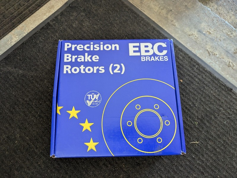 EBC GD1535 Rear Dimpled & Slotted Brake Rotors - Pair (300x12) for Audi B8 A4 gallery