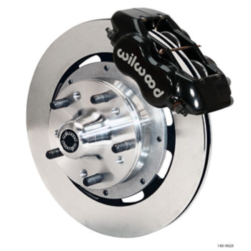 Wilwood 140-9828D Forged Dynalite Front Big Brake Kit Hub - Black Caliper