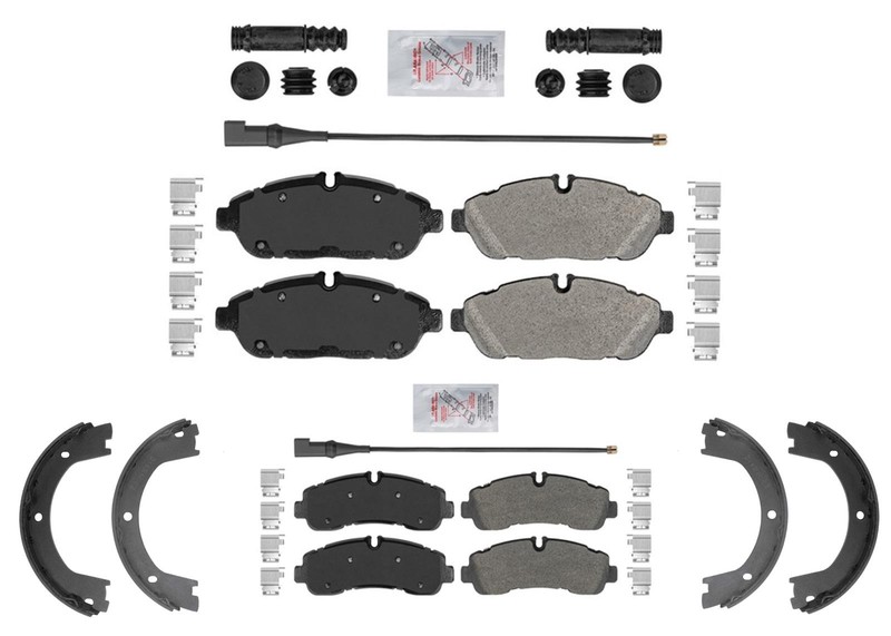 Disc Brake Rotors & Brake Pads for Ford Transit Van 350HD 20-25 Dual Rear Wheel gallery
