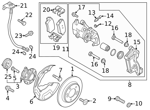 Genuine Kia Disc Brake Rotor 58411-L1000 gallery