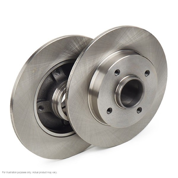 2X APEC Rear Brake Discs for CITROËN C4 I 2004-11 249mm Solid DSK2288 gallery