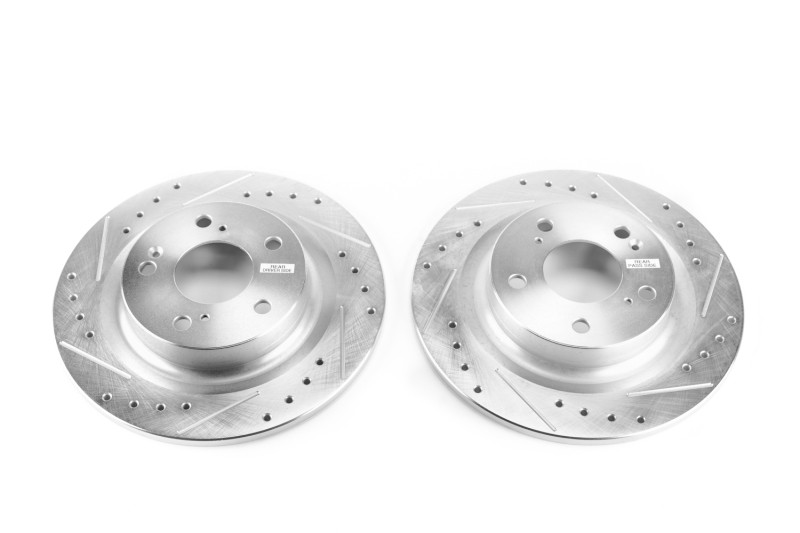 Power Stop Evolution Drilled & Slotted Rotors for Honda Civic 2017-2021 – Rear gallery