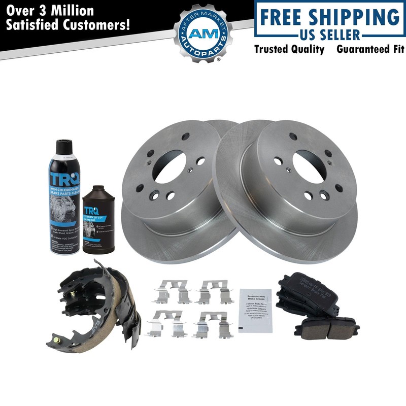 Rear Brake Pad & Rotor Kit Fits 2002-2006 Lexus 2002-2006 Toyota