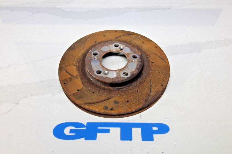 00-03 HONDA S2000 AP1 S2K PASSENGER FRONT RH BRAKE ROTOR DRILLED SLOTTED ROTORS