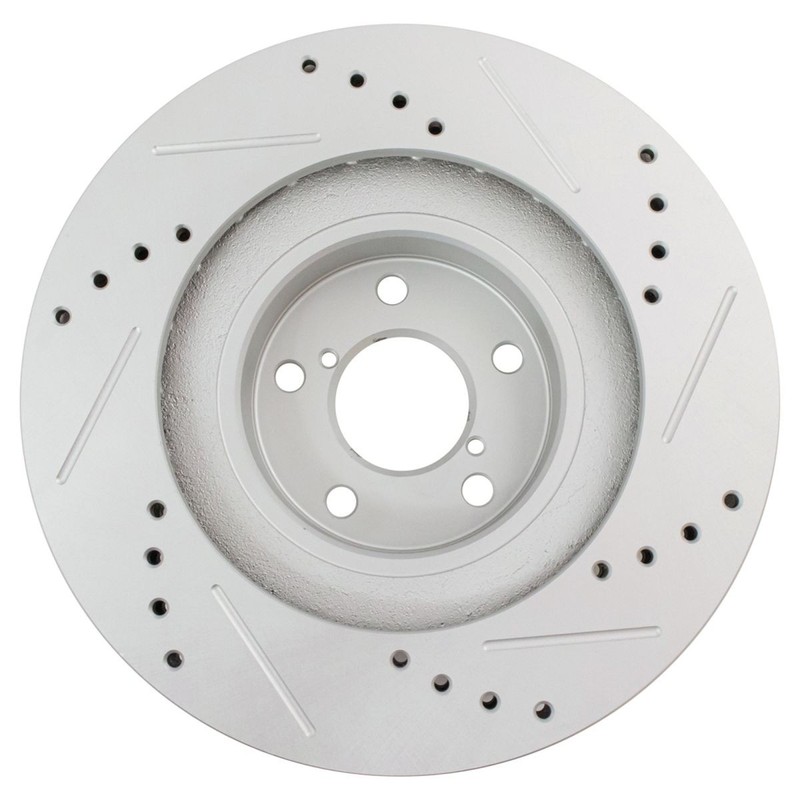 Drilled Brake Rotor Set Fits 2003-2006 Subaru Baja 2001-2004 Legacy Outback gallery