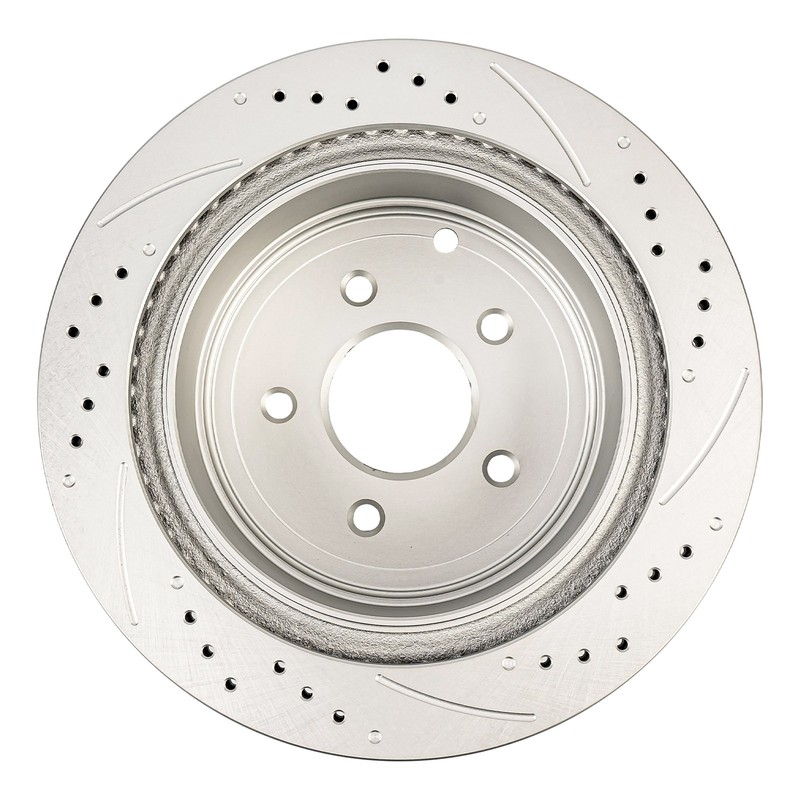 Drilled Slotted Rear Brake Rotors For Nissan Pathfinder 2013-2020 Murano Set gallery