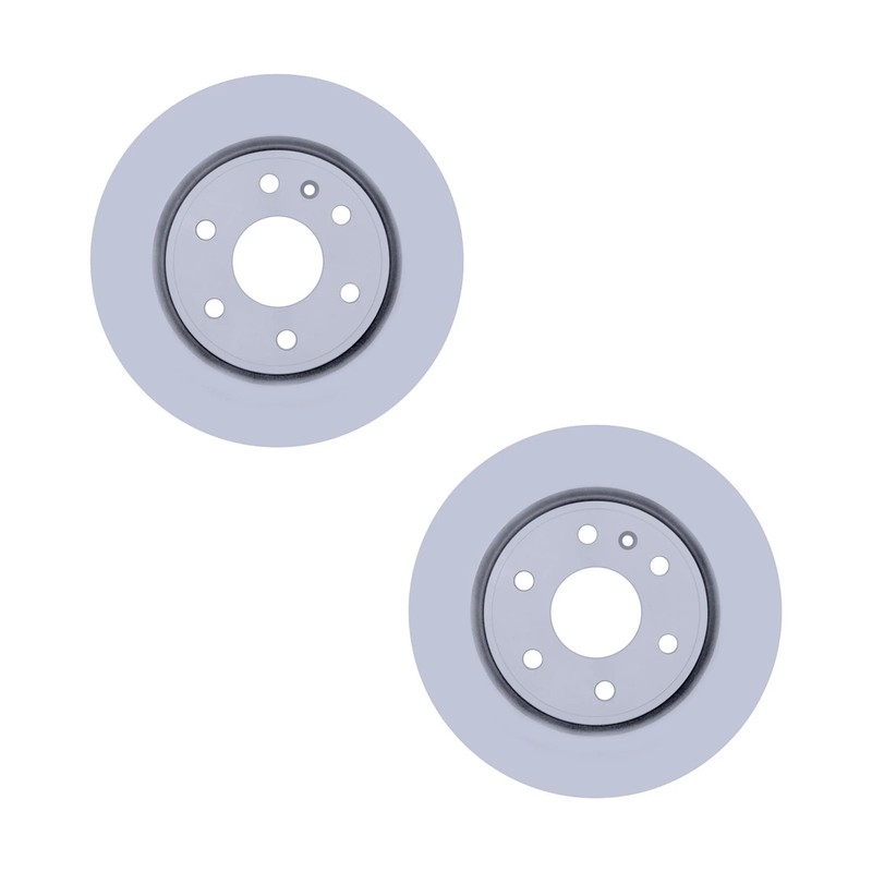 Set of 2 ACDelco 18A2497AC Front Brake Rotor for Chevrolet, GMC, Buick