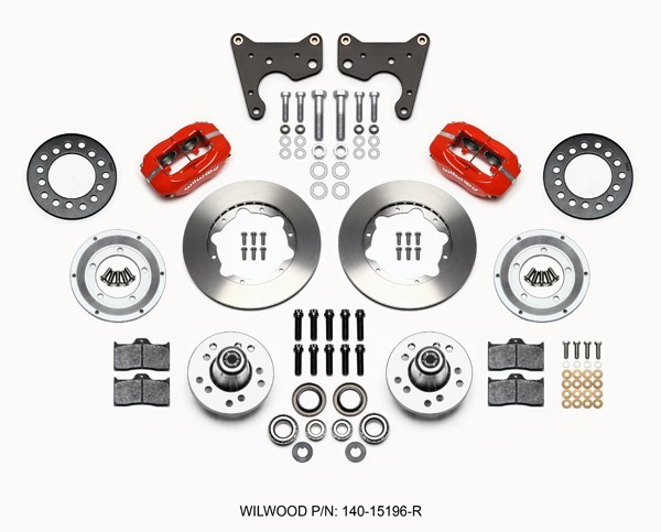Wilwood Forged Dynalite Pro Series Red Front Brake Kit,Fits Chrysler 300,Fury