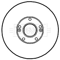 Fits Hyundai i30 ix35 Kia Cee'D Pro AZ Front 1x Brake Disc 51712A6600 gallery