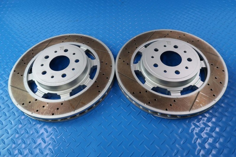 Maserati GranTurismo Gran Turismo Gt front brake disc rotors TopEuro #12080