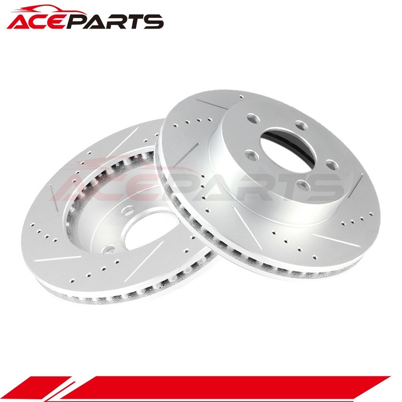 Front Brake Rotor For Jeep Liberty 2002 2003 2004 2005 2006-2007 Drilled Slotted gallery