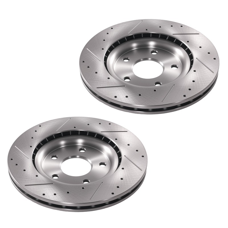 Front Brake Rotors & Pads Kit for Chrysler Voyager 2020-2021 Ram C/V 2012-2015 gallery
