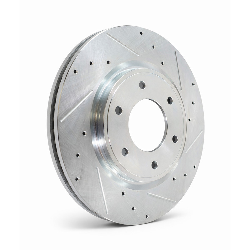 13.78" FRONT - Drilled Slotted Rotors+Ceramic Brake Pads For Nissan Armada Titan gallery